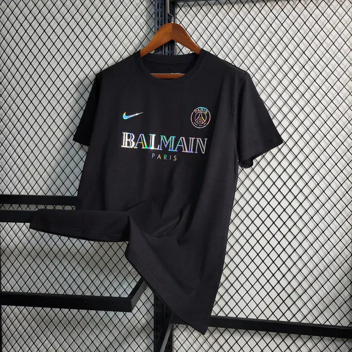 PSG Paris Saint-Germain "Balmain" Black Limited Jersey