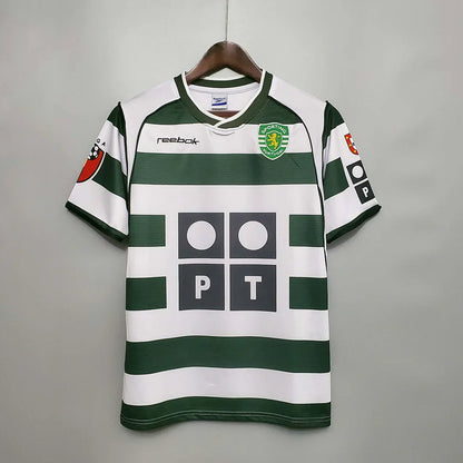 Retro Sporting Lisbon 2002-2003 Home Jersey
