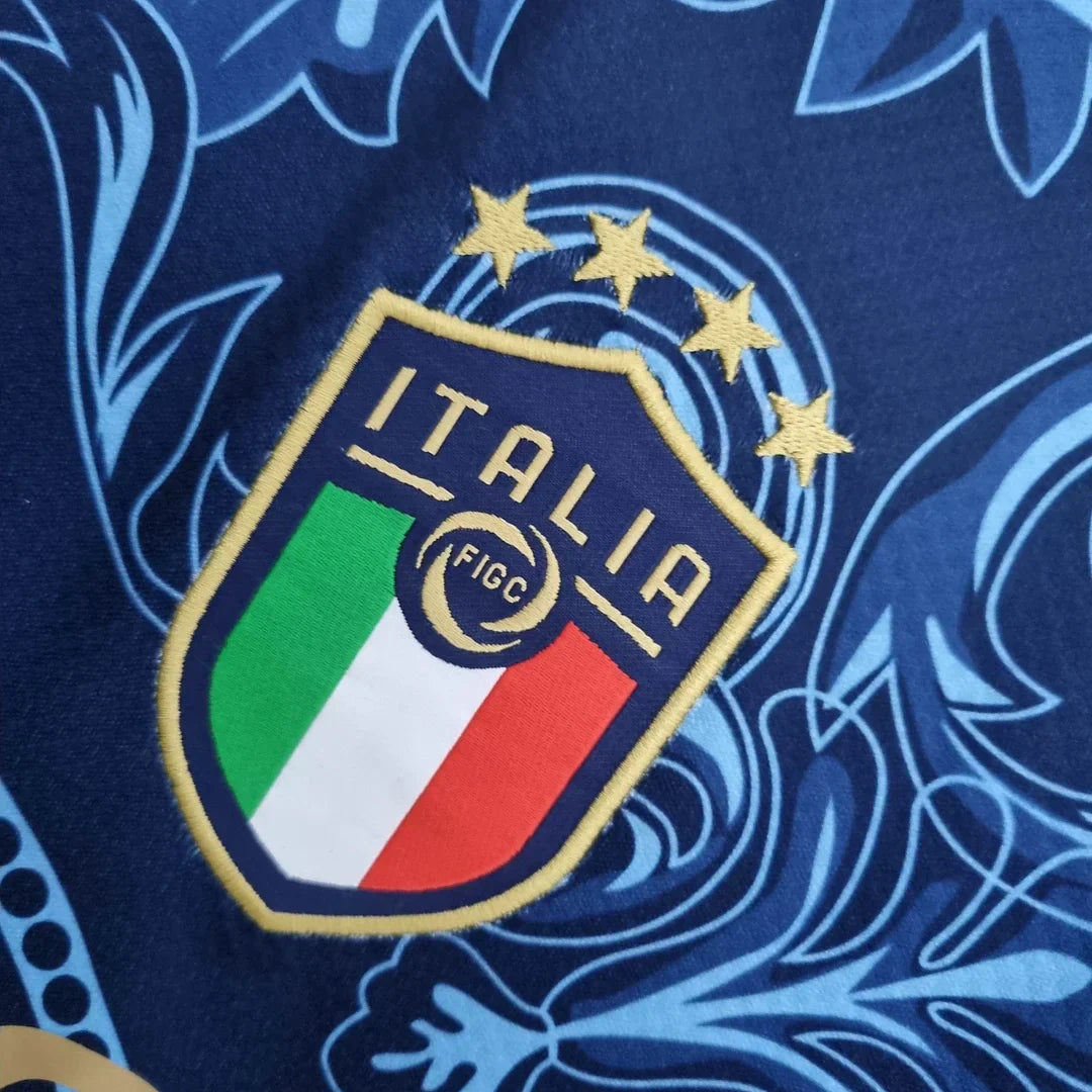 Italy "Versace" Blue Limited Jersey
