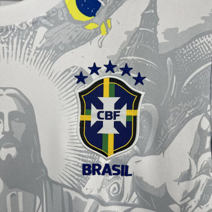Brazil "Jesus" White Limited Jersey
