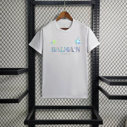 Real Madrid "Balmain" White Limited Jersey
