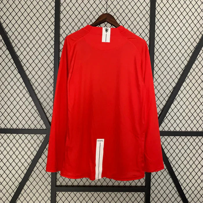 Manchester United Retro 2007-2008 Home Kit Long Sleeve