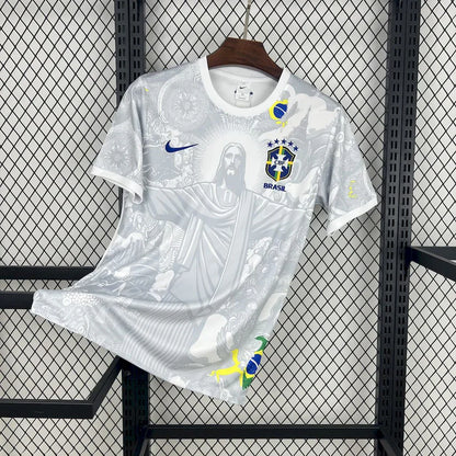 Brazil "Jesus" White Limited Jersey