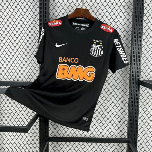 2012 Retro Santos Home Jersey Black Limited Jersey