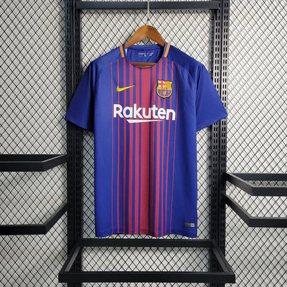 2017/2018 Retro Barcelona Home Jersey