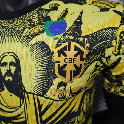 Brazil "Jesus" Yellow Limited Jersey