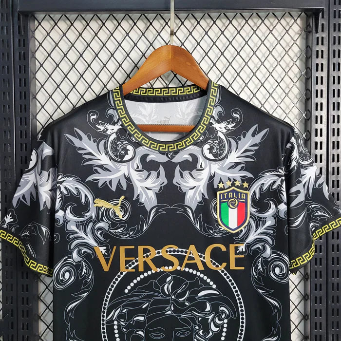 Italy "Versace" Black Limited Jersey