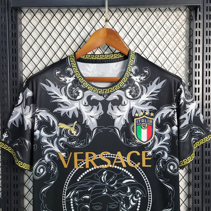 Italy "Versace" Black Limited Jersey