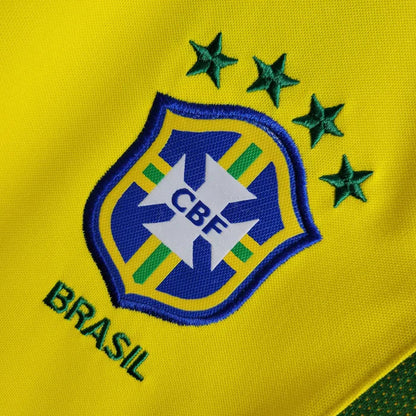 2002 Retro Brazil Home Jersey