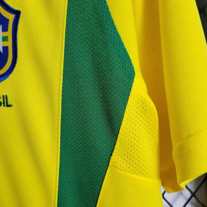 2002 Retro Brazil Home Jersey