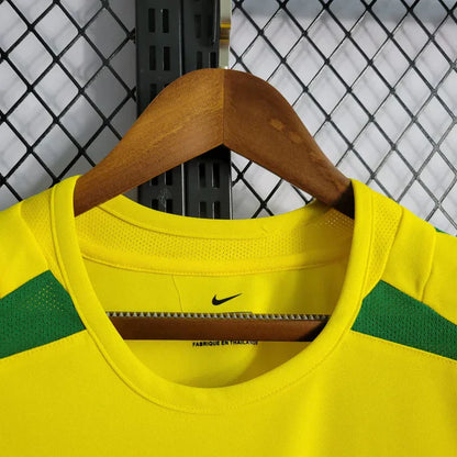 2002 Retro Brazil Home Jersey