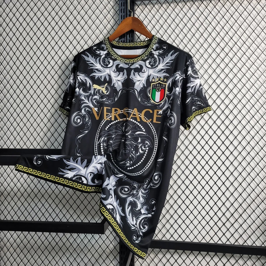 Italy "Versace" Black Limited Jersey