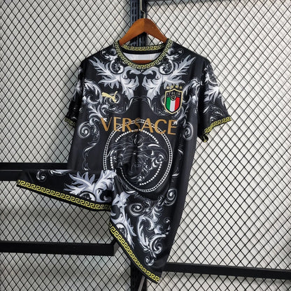 Italy "Versace" Black Limited Jersey