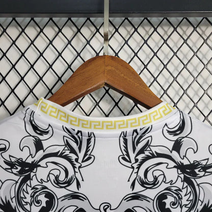 Italy "Versace" White Limited Jersey