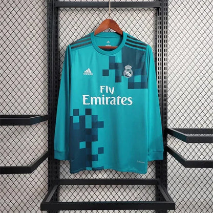 Real Madrid Retro 2017-2018 Third Kit Long Sleeve